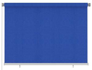 Rullgardin utomhus 200x140 cm blå HDPE