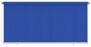 Rullgardin utomhus 300x140 cm blå HDPE