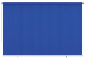 Rullgardin utomhus 350x230 cm blå HDPE