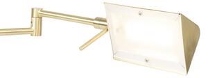 Design bordslampa guld inkl. LED med touch dimmer - Notia