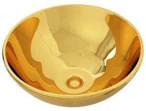 Handfat 32,5x14 cm keramik guld