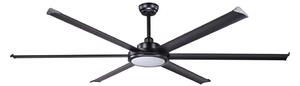 FARO 34203-130 - LED takfläkt ROTTERDAM XL LED/32W/230V svart diameter 200 cm+fjärrkontrol