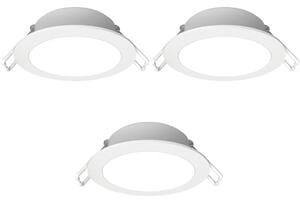Aigostar -KIT 3x LED infälld lampa för utomhusbruk LED/4,8W/230V 3000K IP65 vit