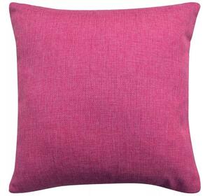 Kuddöverdrag 4 st linne-design 40x40 cm rosa -