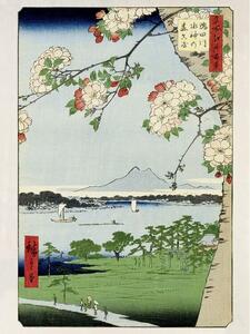 Konsttryck Hokusai - Massaki And Suijin Grove, Utagawa Hiroshige, (30 x 40 cm)