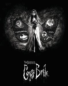 Konsttryck Corpse Bride - Emily butterfly, (26.7 x 40 cm)