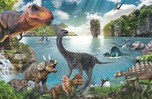 Poster, Affisch Dinosaurs - Collage, (91.5 x 61 cm)
