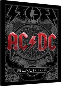 Inramad poster AC/DC - Black Ice