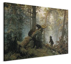 Tavla - Morning in a Pine Forest - På italiensk konstnärsduk 90x60