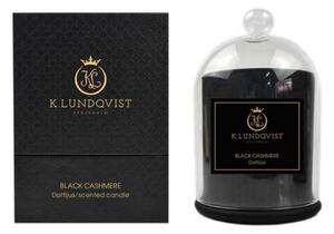 K. Lundqvist Doftljus med Glaskupa Black Cashmere