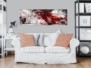 Tavla - Crimson Melody - På italiensk konstnärsduk 135x45