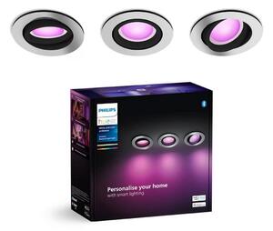 Philips - KIT 3xLED RGBW Ljusreglerad upphängd taklampa Hue CENTURA 1xGU10/4,2W/230V