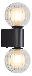 Rabalux 75022 - Vägglampa COLZAR 2xG9/3,5W/230V IP44 svart