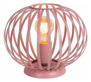 Lucide 78593/25/66 - Bordslampa MERLINA 1xE27/40W/230V diameter 25,5 cm rosa