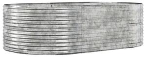 Odlingslåda silver 212x140x68 cm pulverlackerat stål