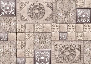 Fototapet - Stone tile - Självhäftande 392x280