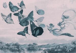 Fototapet - Butterflies and Fairy - Standard 400x280