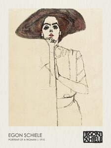 Bildreproduktion Portrait of a Woman (1910), Egon Schiele