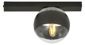 FIT 1 Taklampa, Svart/Transparent/svart