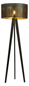 ASTON LP1 Golvlampa, Svart/Svart/Guld