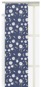 Blomstersurr Panelgardiner 2-pack - Blå