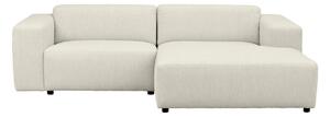 WILLARD soffa 3-sits-schäslong höger vit