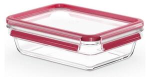 Tefal - Matlåda 1,1 l MSEAL GLASS röd/glas