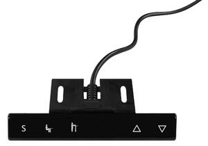 Skrivbord elektriskt justerbart 180 x 80 cm svart DESTIN II Beliani