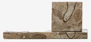 Zelected by Houze - Set/2 Marmorbricka Middleton, Marmorbox Zuri - Beige - Brickor - Från Homeroom