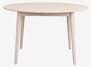 Rowico Home - Tyler matbord runt Ø120/165 - Vit - Matbord - Från Homeroom