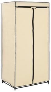 Garderob gräddvit 75x50x160 cm