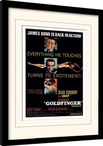 Inramad poster James Bond - Goldfingers Excitement