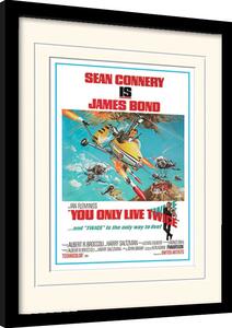 Inramad poster James Bond - You Only Live Twice