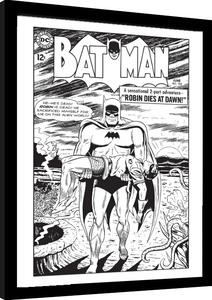 Inramad poster Batman - Robin Dies