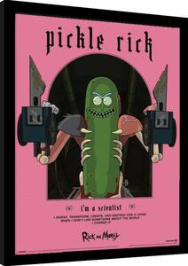 Inramad poster Rick and Morty - Classrickal Pickle Rick