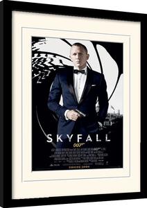 Inramad poster James Bond - Skyfall