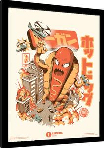 Inramad poster Ilustrata - Great Hot Dog