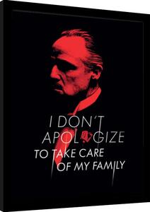 Inramad poster The Godfather - Don‘t Apologize