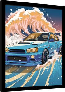 Inramad poster Wave Collection - Wave Cars Scooby