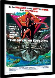 Inramad poster James Bond - Spy Who Loved Me