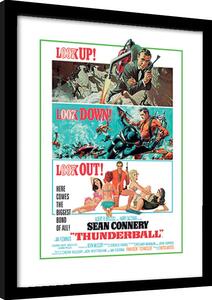 Inramad poster James Bond - Thunderball Look Out