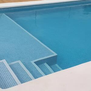 Poolmosaik Splash Ljusblå Blank 31x47