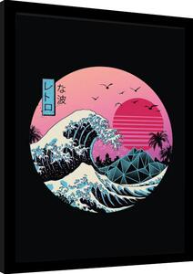 Inramad poster Vincent Trinidad - The Great Wave