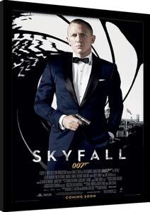 Inramad poster James Bond - Skyfall
