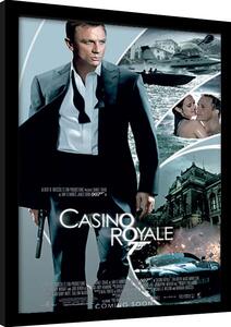 Inramad poster James Bond - Casino Royale