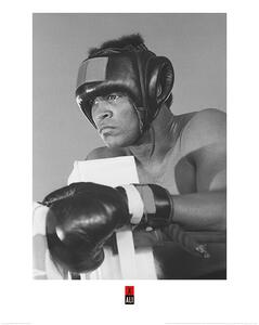 Konsttryck Muhammad Ali - Training, (60 x 80 cm)