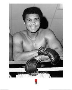 Konsttryck Muhammad Ali - Smile