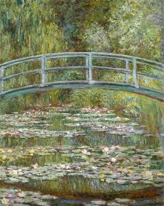 Claude Monet - Bildreproduktion Damm med näckrosor, (30 x 40 cm)