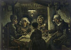 Bildreproduktion The Potato Eaters, 1885, Vincent van Gogh