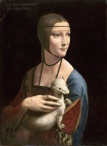 Bildreproduktion The Lady with the Ermine (Cecilia Gallerani), c.1490, Vinci, Leonardo da